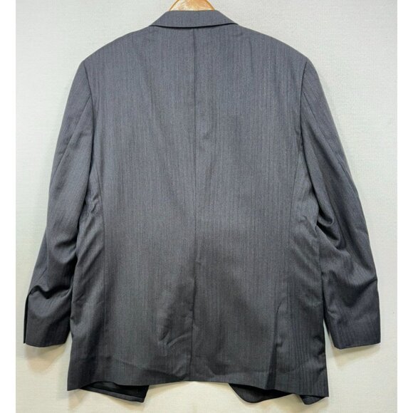 Jos. A. Bank Signature Collection Mens Wool Blazer 46L Gray Suit Jacket - Picture 10 of 13